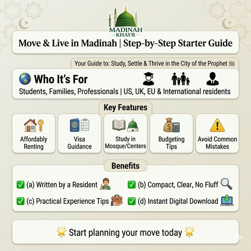 How to Move & Live in Madinah - Complete Relocation Guide